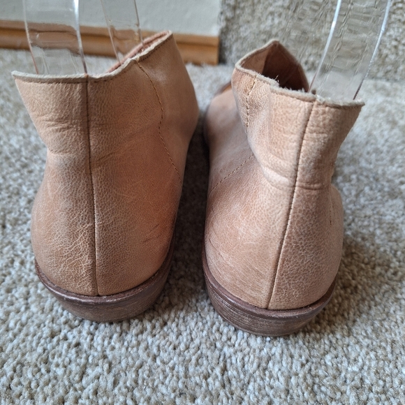 Free People Mont Blanc Womens Tan Slip On Leather Sandal Size 37.5 (7.5) - Picture 5 of 10